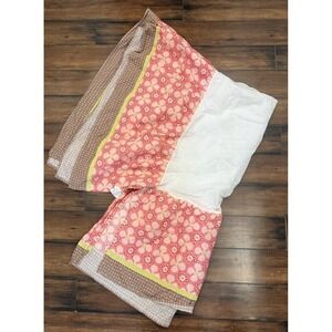 Cocalo "Up & Away" Baby Pink Elephant Hot Air Balloon Nursery Crib Dust Ruffle